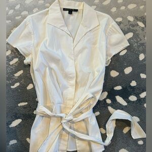 Women's White Button Up